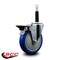Service Caster 5'' Blue Poly Swivel 3/4'' Expanding Stem Caster with Brake SCC-EX20S514-PPUB-BLUE-PLB-34 - alternate 4
